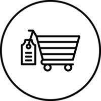 Cart Tag Vector Icon