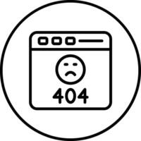 Not Found Error Vector Icon