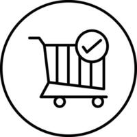 Shopping Complete Vector Icon