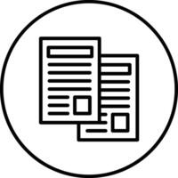 Duplicate Documents Vector Icon