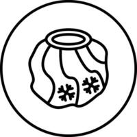 Ice Bag Vector Icon