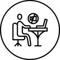 Work Distraction Vector Icon