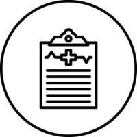 Diagnosis Vector Icon