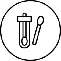 Swab Test Vector Icon