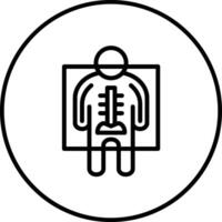 Man X ray Vector Icon