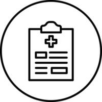 Medical Report Vector Icon