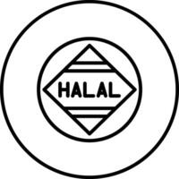 Halal Vector Icon