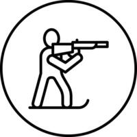 Biathlon Vector Icon