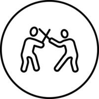 Fencing Vector Icon