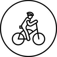 icono de vector de ciclismo