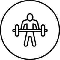 Weightlifting Vector Icon