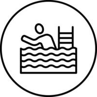 Swimming Vector Icon