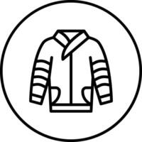 carrera chaqueta vector icono