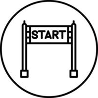 Race Start Vector Icon