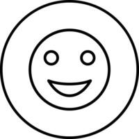 Smiling Face Vector Icon