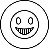 Grinning Face with Smiling Eyes Vector Icon