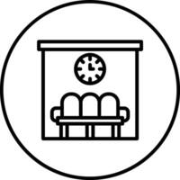 Waiting Room Vector Icon
