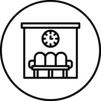 Waiting Room Vector Icon