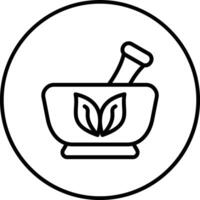 Herbal Treatment Vector Icon