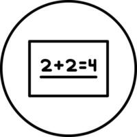 Mathematics Vector Icon