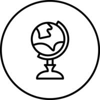 Globe Stand Vector Icon