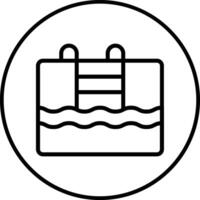 Swimming Pool Vector Icon