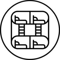 Capsule Hotel Vector Icon