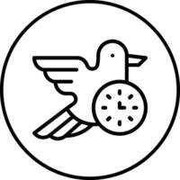temprano pájaro vector icono