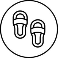 Flip Flop Vector Icon