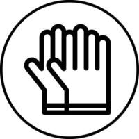 Working Gloves Vector Icon