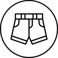 Shorts Vector Icon