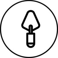 Plastering Trowel Vector Icon