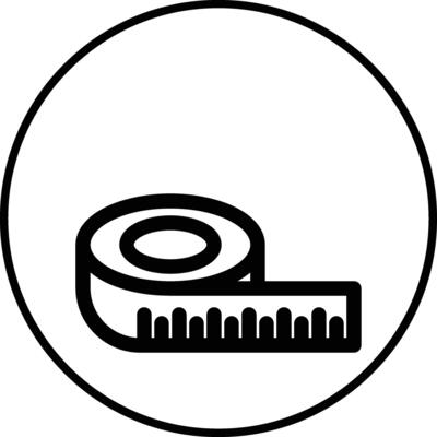 Measuring Tape Vector Icon