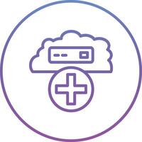 Cloud Add Vector Icon