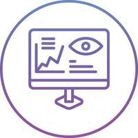 Monitoring Analytics Vector Icon