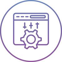 Computer Settings Vector Icon