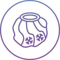 Ice Bag Vector Icon