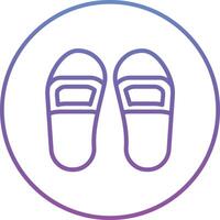 icono de vector de zapatillas