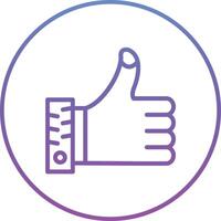 Thumbs Up Vector Icon