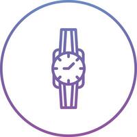 icono de vector de reloj de pulsera