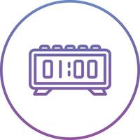 icono de vector de reloj digital