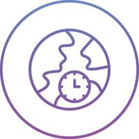 Time Zone Vector Icon