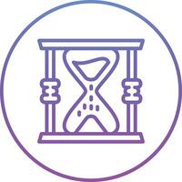 icono de vector de reloj de arena