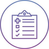 Patient Checklist Vector Icon