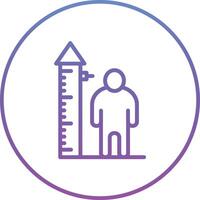 Height Check Vector Icon