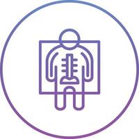 Man X ray Vector Icon
