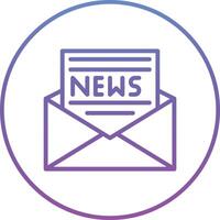 Newsletter Vector Icon