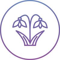 Snowdrop Vector Icon