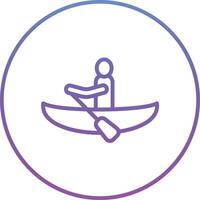 Rowing Vector Icon