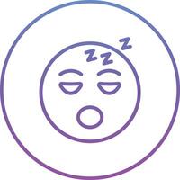 Sleeping Face Vector Icon